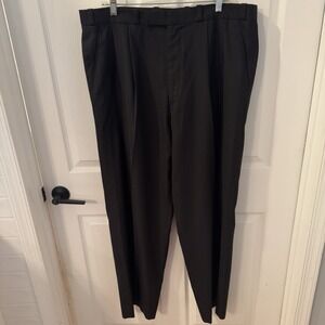 Lanificio F.LLI CERRUTI Dal 1881 Italian Wool Silk‎  Black Dress Pants 40x31